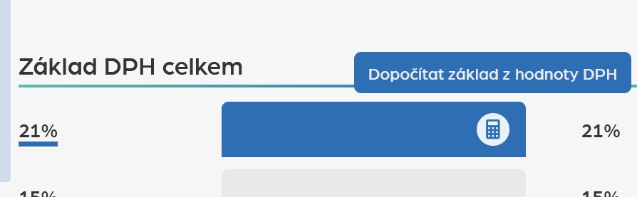 Kalkulačka pro dopočet DPH