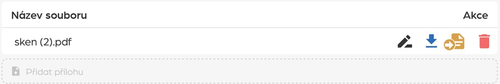 Přidat přílohu