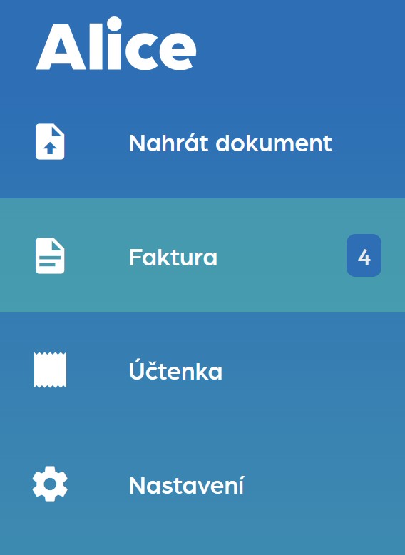 Karty s typy dokumentů
