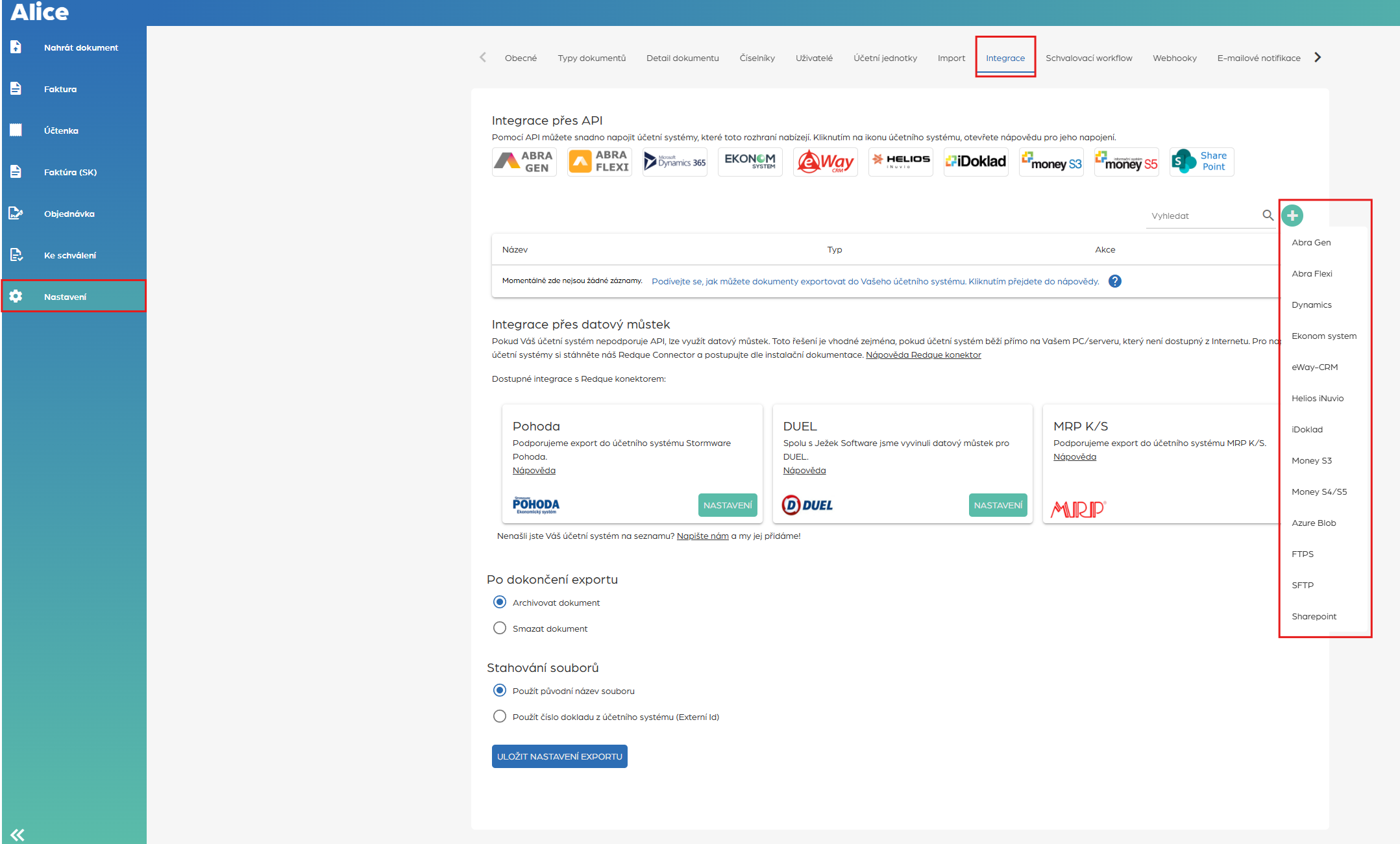 integrations