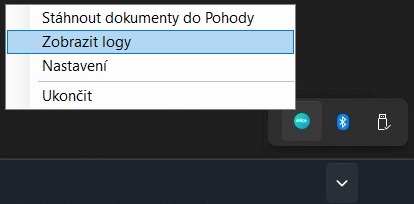 pohoda-connector-tray-logs